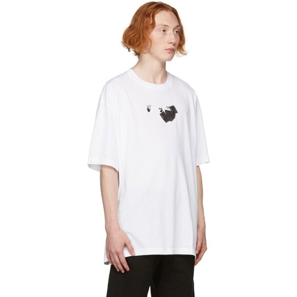 2013 Off White TM LG-425 Main Label T Shirt Size M Rare - Picture 1 of 13